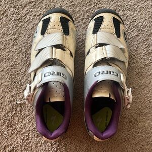 Giro women’s cycling shoes- size 9.25 with specialized inserts